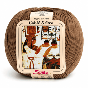 Cotone Cablé 5 ORO - Silke - Colore: 803 - GLACÉ - by LacariaRicami.Store