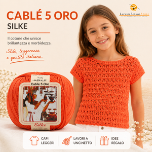 Cotone Cablé 5 ORO - Silke - Colore: - by LacariaRicami.Store