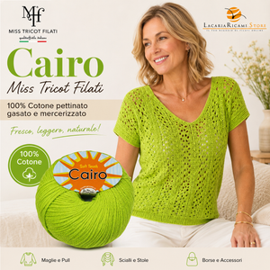 Cotone Cairo - Miss Tricot Filati - Colore: - by LacariaRicami.Store