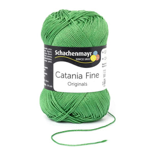 Cotone CATANIA FINE - Schachenmayr - Colore: 00371 - verde muschio - by LacariaRicami.Store