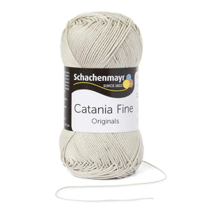 Cotone CATANIA FINE - Schachenmayr - Colore: 01009 - lino - by LacariaRicami.Store