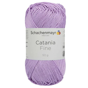Cotone CATANIA FINE - Schachenmayr - Colore: 01022 - lilla - by LacariaRicami.Store