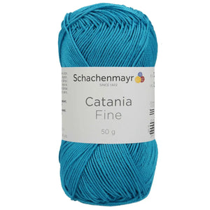 Cotone CATANIA FINE - Schachenmayr - Colore: 01024 - pavone - by LacariaRicami.Store