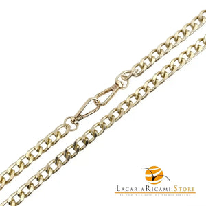 Catena per Borsa 120 Cm - IN ALLUMINIO - MAS Srl MA35G--11mm - ORO - LacariaRicami.Store