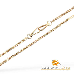 Catena per Borsa 120 Cm - IN ALLUMINIO - MAS Srl MA50G--6mm - ORO - LacariaRicami.Store