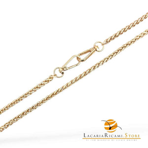 Catena per Borsa 120 Cm - IN ALLUMINIO - MAS Srl - Colore: MA50G--6mm - ORO - by LacariaRicami.Store