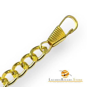 Catena pochette 110 Cm - Colore: ORO GIALLO - by LacariaRicami.Store