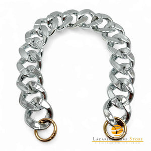 MANICO/CATENA per Borsa In Resina 40 Cm 844790 - ARGENTO - LacariaRicami.Store