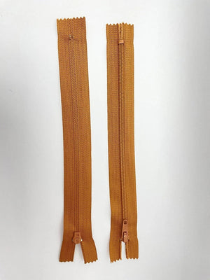 CERNIERA LAMPO 18 Cm - Colore: 321 - MARRONE - by LacariaRicami.Store