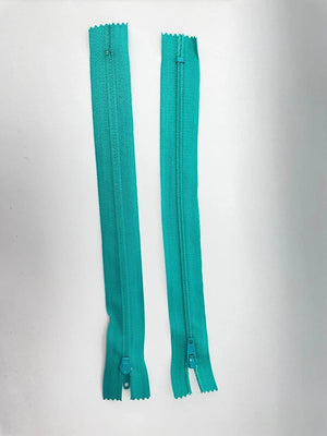 CERNIERA LAMPO 20 Cm - Colore: 372 - VERDE TIFFANY - by LacariaRicami.Store