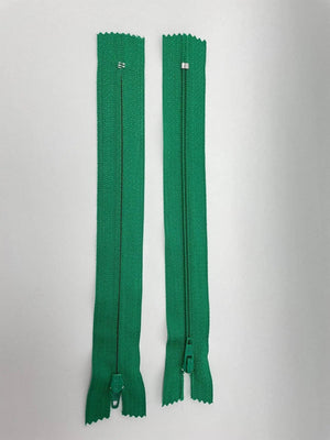CERNIERA LAMPO 18 Cm - Colore: 540 - VERDE ERBA - by LacariaRicami.Store