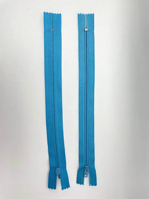 CERNIERA LAMPO 20 Cm - Colore: 548 - AZZURRO - by LacariaRicami.Store