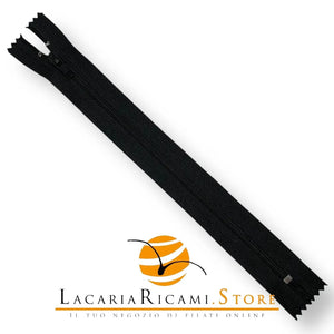 CERNIERA LAMPO 20 Cm - Colore: A0202022 - NERO - by LacariaRicami.Store