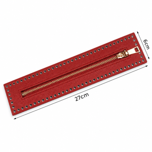 CERNIERA Per Borse (Eco Pelle) - MAF Aaccessories - Colore: 27(19)x6 Cm - BORDEAUX - by LacariaRicami.Store