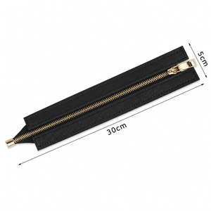 CERNIERA Per Borse (Eco Pelle) - MAF Aaccessories - Colore: 30x5 Cm - NERA - by LacariaRicami.Store