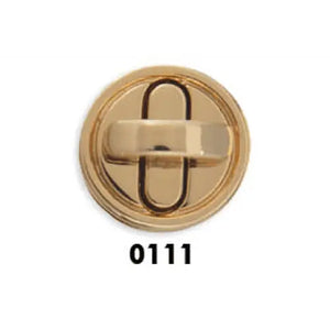 CHIUSURA A Girello Tondo 20 mm - 763134 - Colore: 0111 - ORO - by LacariaRicami.Store
