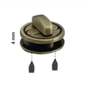 CHIUSURA A Girello Tondo 20 mm - 763134 - Colore: - by LacariaRicami.Store