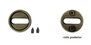 CHIUSURA A Girello Tondo 20 mm - 763134 - Colore: - by LacariaRicami.Store