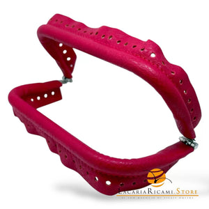CHIUSURA A Molla Rettangolare 20x9 cm Ricoperta in Ecopelle - Mas Srl - ROSSO - LacariaRicami.Store