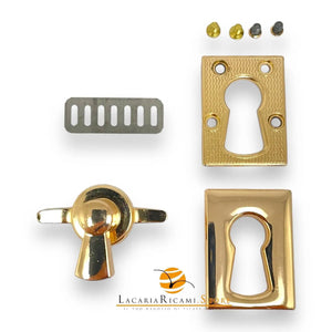 CHIUSURA A Girello CHIAVE 25x35 mm - - LacariaRicami.Store
