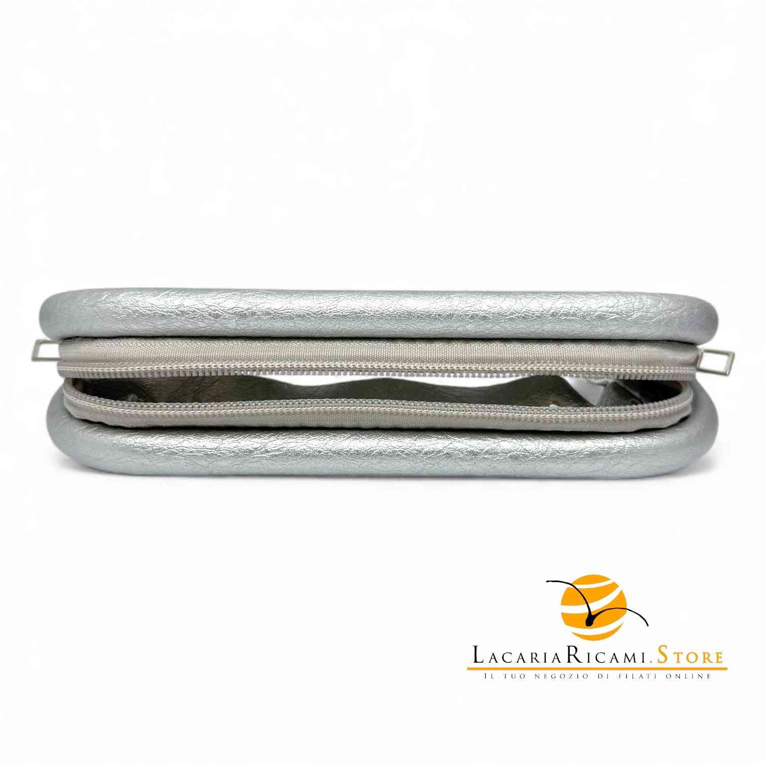 CHIUSURA Rettangolare 20x9 Cm Ricoperta con ZIP - Mas Srl - Colore: - by LacariaRicami.Store