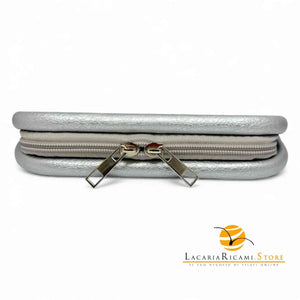 CHIUSURA Rettangolare 20x9 Cm Ricoperta con ZIP - Mas Srl - LacariaRicami.Store