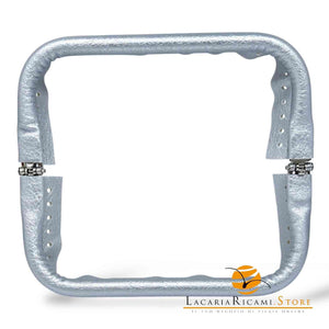 CHIUSURA A Molla Rettangolare 20x9 cm Ricoperta in Ecopelle - Mas Srl - LacariaRicami.Store