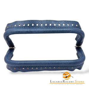 CHIUSURA A Molla Rettangolare 20x9 cm Ricoperta in Ecopelle - Mas Srl - LacariaRicami.Store