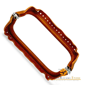 CHIUSURA A Molla Rettangolare 20x9 cm Ricoperta in Ecopelle - Mas Srl - Colore: - by LacariaRicami.Store