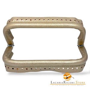 CHIUSURA A Molla Rettangolare 20x9 cm Ricoperta in Ecopelle - Mas Srl - Colore: - by LacariaRicami.Store