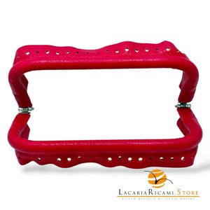CHIUSURA A Molla Rettangolare 20x9 cm Ricoperta in Ecopelle - Mas Srl - Colore: - by LacariaRicami.Store