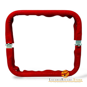 CHIUSURA A Molla Rettangolare 20x9 cm Ricoperta in Ecopelle - Mas Srl - LacariaRicami.Store