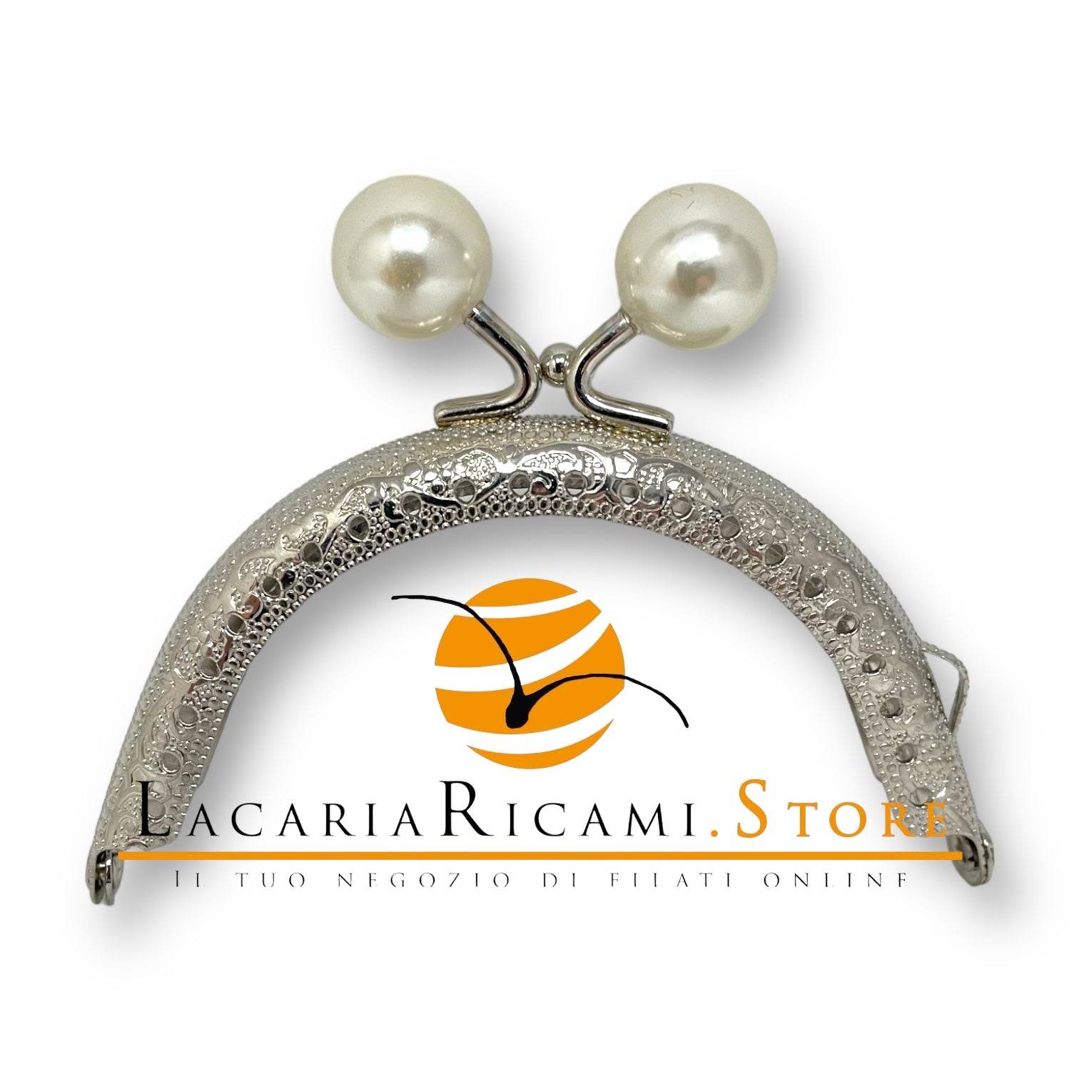CLIK CLAK Perla Argento 8,5 CM - - LacariaRicami.Store