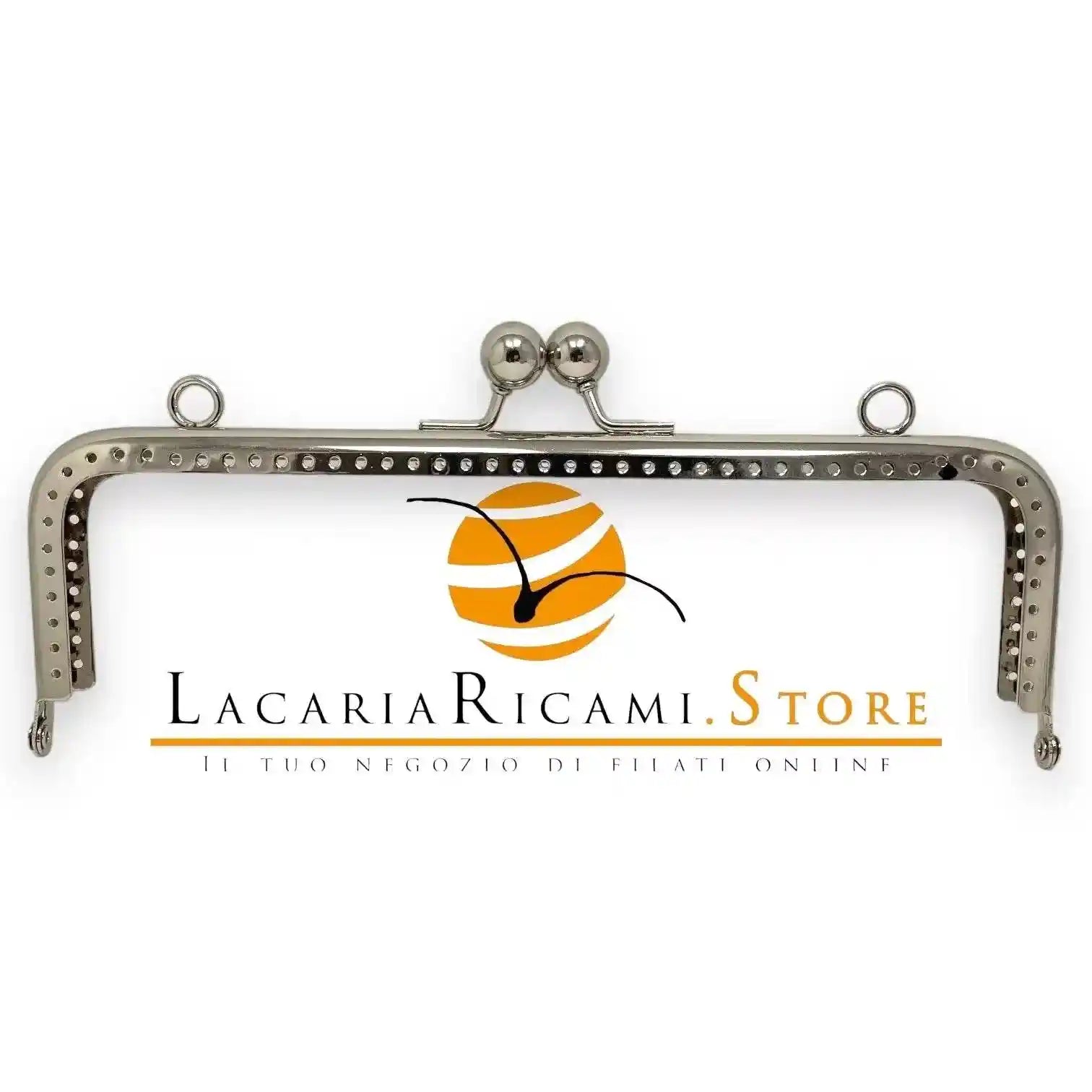 CLIK CLAK Rettangolare 24 Cm ARGENTO - LacariaRicami.Store