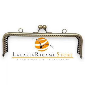 CLIK CLAK Rettangolare 12 Cm - MAS Srl BRONZO - LacariaRicami.Store