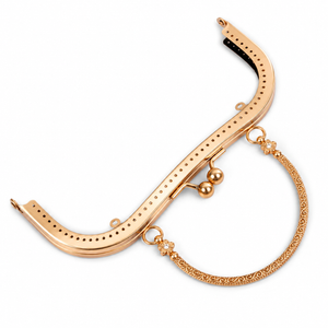 CLIK CLAK 19 Cm Con Manico - Colore: ORO ROSA - by LacariaRicami.Store
