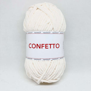 Ciniglia CONFETTO - Tropical Lane - Colore: 21 - BIANCO - by LacariaRicami.Store