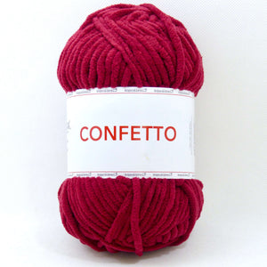 Ciniglia CONFETTO - Tropical Lane - Colore: 23 - BORDEAUX - by LacariaRicami.Store