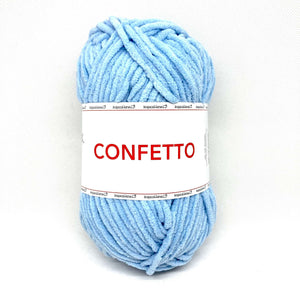 Ciniglia CONFETTO - Tropical Lane - Colore: 27 - AZZURRO - by LacariaRicami.Store