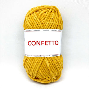 Ciniglia CONFETTO - Tropical Lane - Colore: 37 - SENAPE - by LacariaRicami.Store