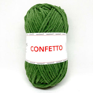 Ciniglia CONFETTO - Tropical Lane - Colore: 38 - VERDE - by LacariaRicami.Store