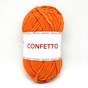 Ciniglia CONFETTO - Tropical Lane - Colore: 41 - ARANCIONE - by LacariaRicami.Store