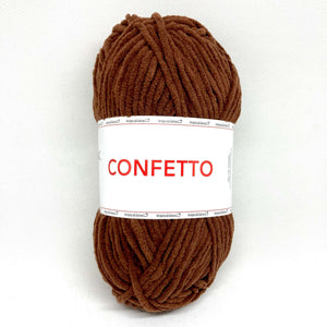 Ciniglia CONFETTO - Tropical Lane - Colore: 43 - MARRONE - by LacariaRicami.Store