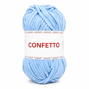 Ciniglia CONFETTO - Tropical Lane - Colore: 27 - AZZURRO - by LacariaRicami.Store