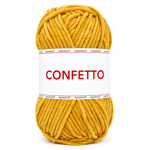 Ciniglia CONFETTO - Tropical Lane - Colore: 37 - SENAPE - by LacariaRicami.Store