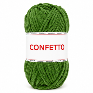 Ciniglia CONFETTO - Tropical Lane - Colore: 38 - VERDE - by LacariaRicami.Store