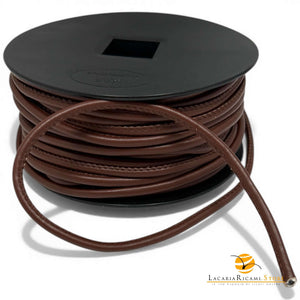 Cordino in EcoPelle | 4mm e 6mm - Per Borse - Colore: 4mm - MARRONE - by LacariaRicami.Store