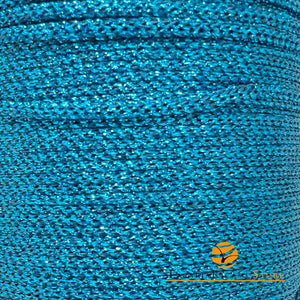 Cordino FIREFLY LUREX - MAS Srl - Colore: 57 - TURCHESE (400 gr) - by LacariaRicami.Store