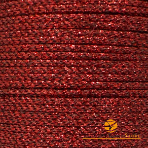 Cordino FIREFLY LUREX - MAS Srl - Colore: 70 - ROSSO (400 gr) - by LacariaRicami.Store