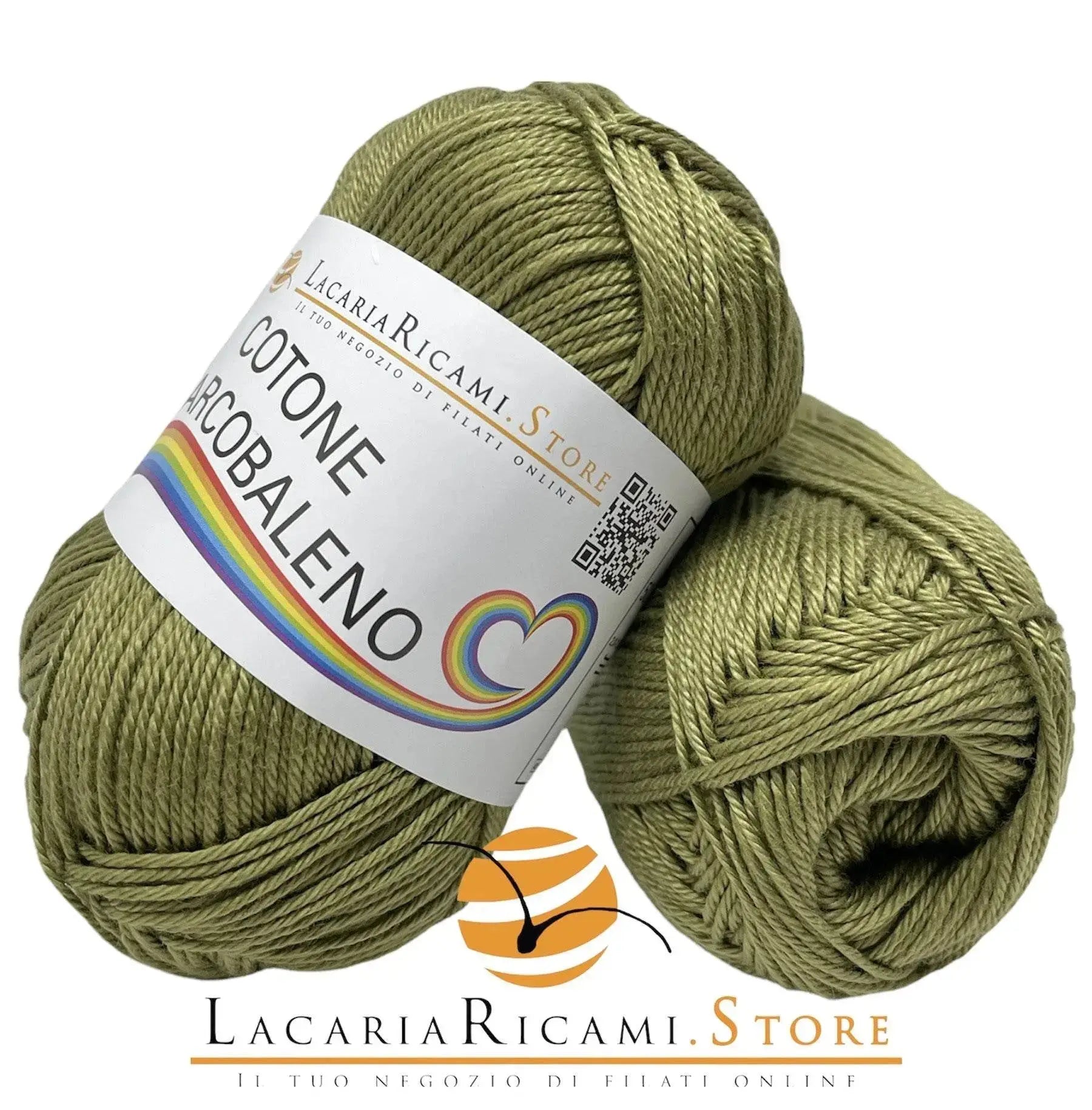 Cotone ARCOBALENO - LacariaRicami.Store - - LacariaRicami.Store